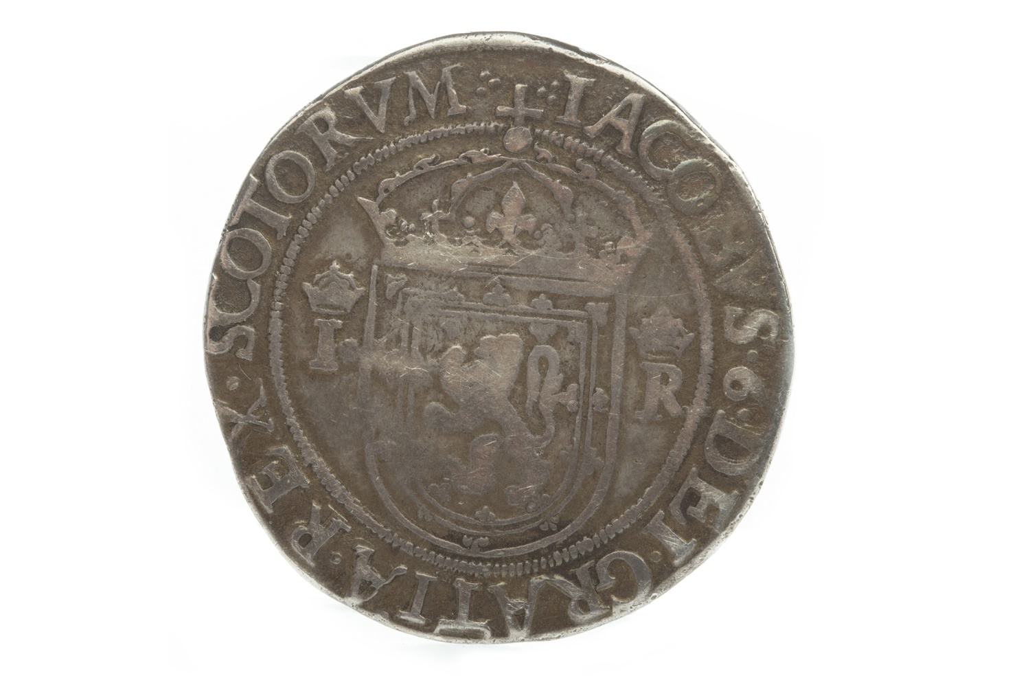 A SCOTTISH SILVER RYAL DOLLAR, 1568 - Image 2 of 2