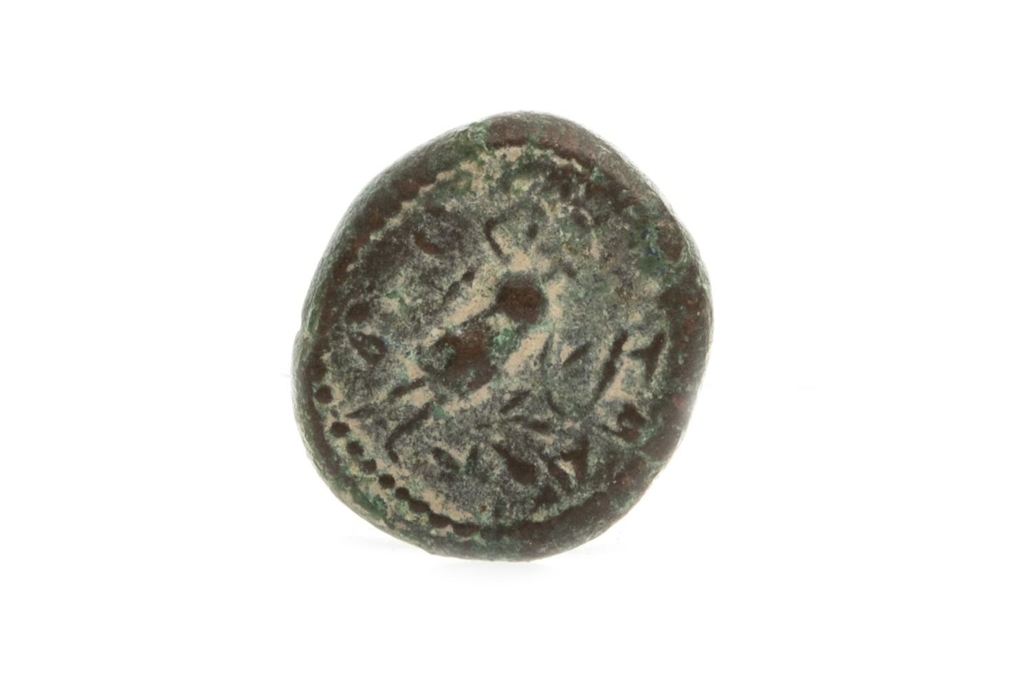 AN ANCIENT DRACHMA COIN - Image 2 of 2