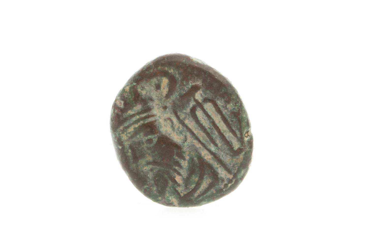 AN ANCIENT DRACHMA COIN