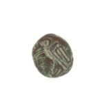 AN ANCIENT DRACHMA COIN