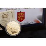 A JERSEY GOLD PROOF £5 COIN