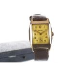 AN ROTARY ART DECO WATCH