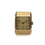 A GENTLEMAN'S ART DECO WRIST WATCH