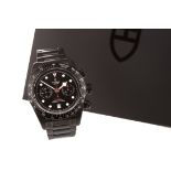 A 2019 TUDOR ALL BLACK WRIST WATCH