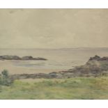 BEACH LANDSCAPE II, A WATERCOLOUR BY HARRY MACGREGOR