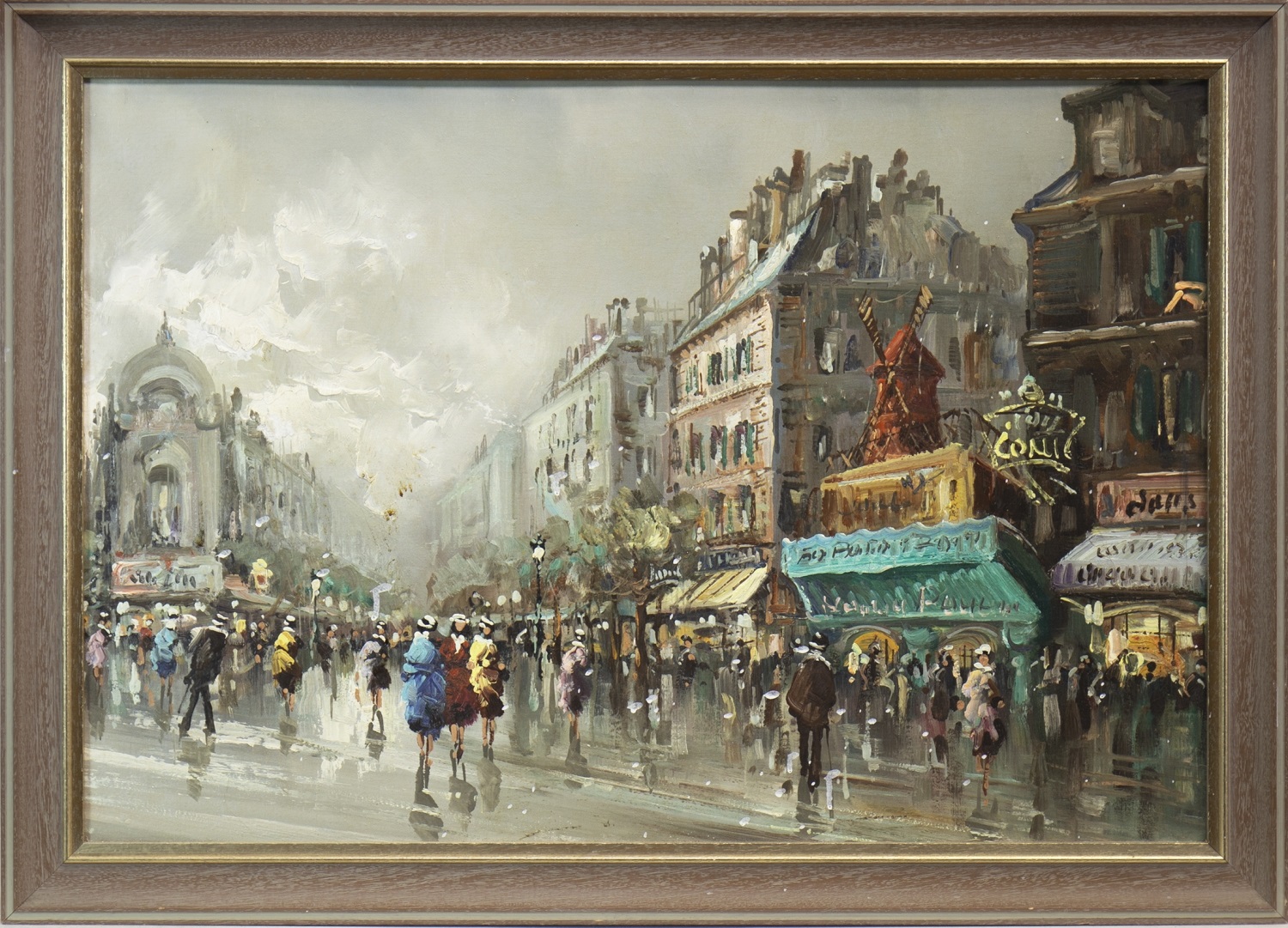 PARIS SCENE, AN OIL