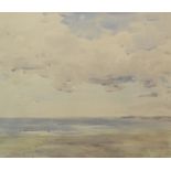 BEACH LANDSCAPE I, A WATERCOLOUR BY HARRY MACGREGOR