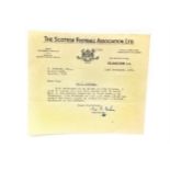 A SCOTTISH FOOTBALL ASSOCIATION LTD. LETTER TO J. MCGRORY