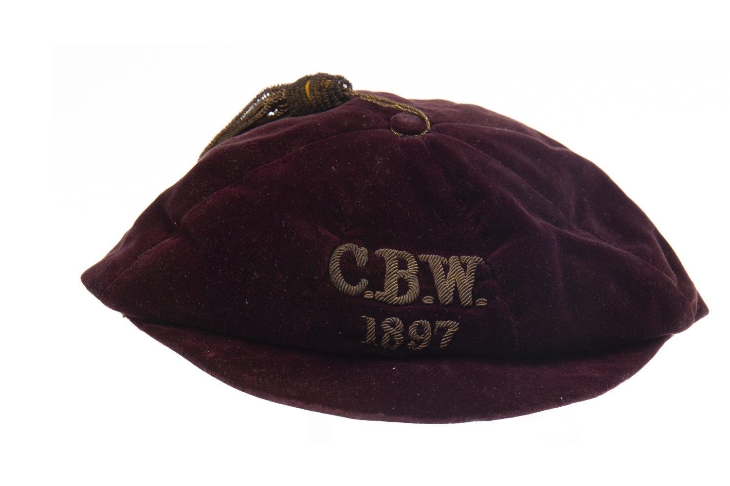 A LATE 19TH CENTURY FOOTBALL CAP