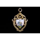 EARLY 20TH CENTURY DUMBARTONSHIRE JUNIOR F.A. GOLD MEDAL