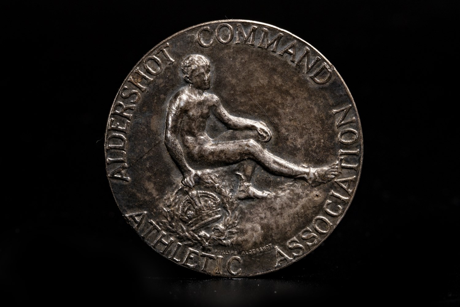 AN ALDERSHOT COMMAND ATHLETICS MEDAL 1919 - Image 2 of 2