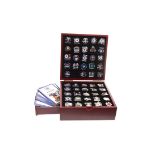 THE CASED RANGERS VICTORY PIN COLLECTION