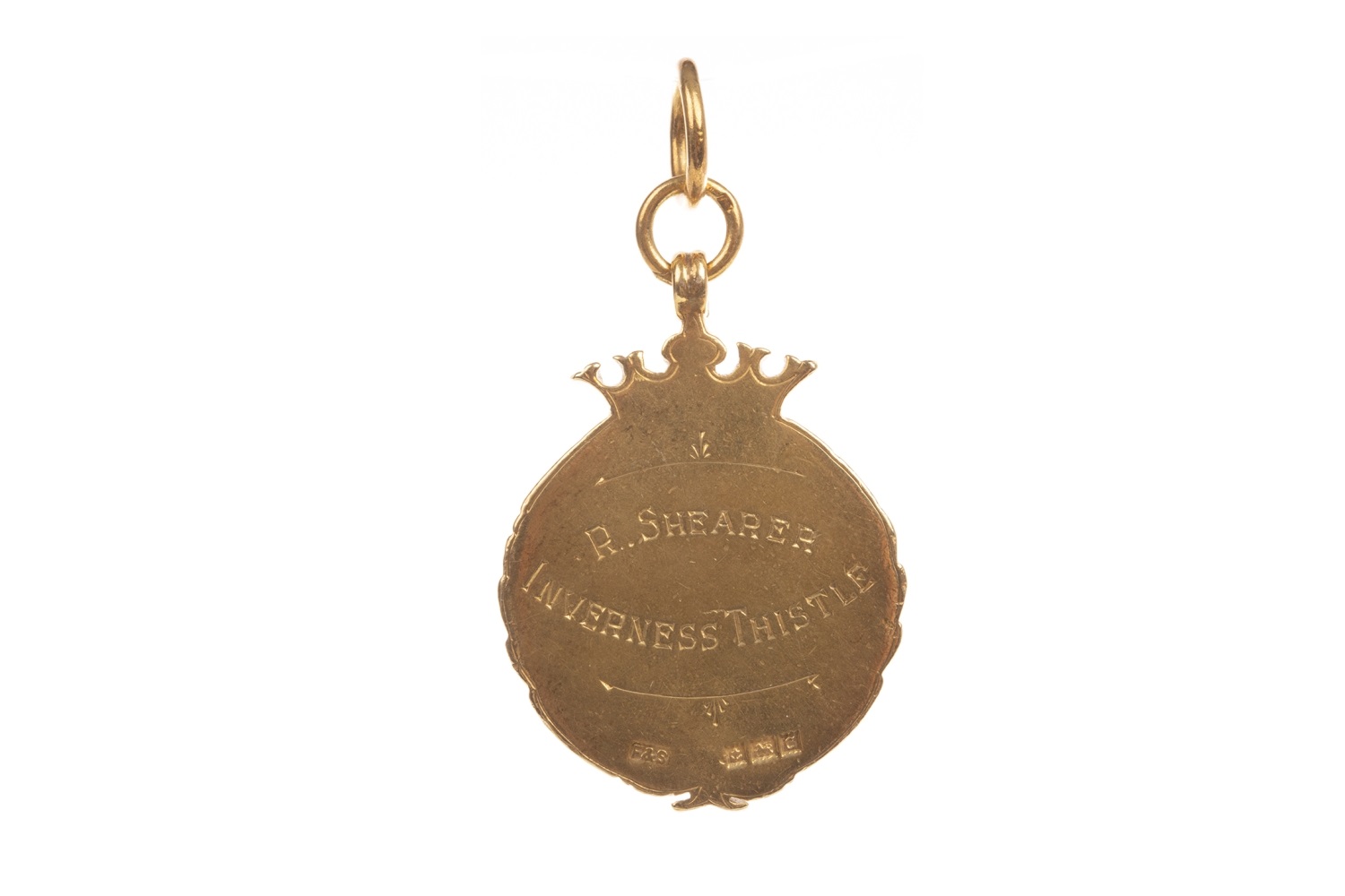 BOBBY SHEARER - HIS NORTH OF SCOTLAND CUP INVERNESS THISTLE MEDAL 1953 - Image 2 of 2