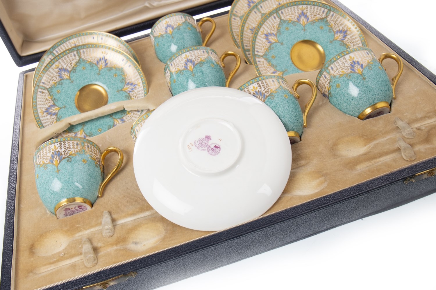 A ROYAL WORCESTER COFFEE SERVICE IN ORIGINAL FITTED CASE - Image 2 of 2