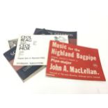 LOT OF BOOKS RELATING TO PIPING, including 'Scots Guards - Standard Settings of Pipe Music', '