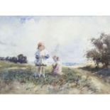 A SUMMER'S DAY, A WATERCOLOUR BY TOM PATERSON