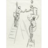 A PAIR OF PENCIL SKETCHES BY ALEXANDER GRAHAM MUNRO