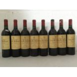 EIGHT BOTTLES OF CHATEAU LEOVILLE POYFERRE 1983