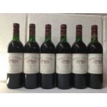 SIX BOTTLES OF CHATEAU LAFOREST 1989