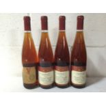 FOUR BOTTLES OF NIDERHALER HOF 1996 BLAUER PORTUGIESER ROSEWEIN