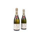 TWO BOTTLES OF MOET & CHANDON 1959 DRY IMPERIAL