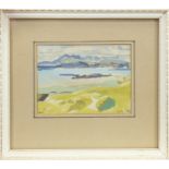 CUILLINS, SKYE, A WATERCOLOUR BY ALEXANDER MILLIGAN GALT