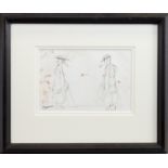 THE CONSULTATION, A PENCIL SKETCH BY FRANK TO