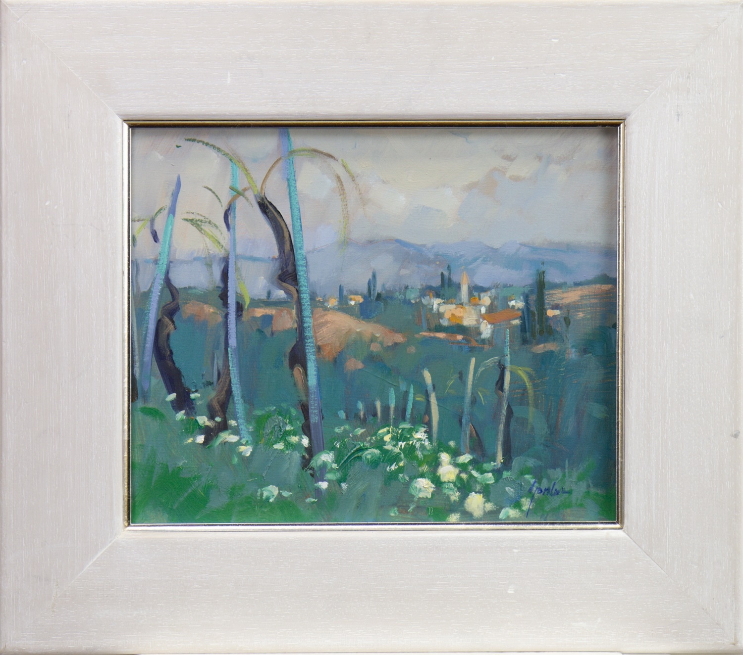 LANDSCAPE, AN OIL BY ANNE GORDON