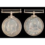 WORLD WAR ONE, PAIR, BRITISH WAR MEDAL AND ROYAL NAVAL LONG SERVICE AND GOOD CONDUCT MEDAL, EVIIR,