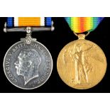 WORLD WAR ONE, PAIR, BRITISH WAR MEDAL AND VICTORY MEDAL, T Z 6961 J THOMAS AB RNVR [DIED 07.02.