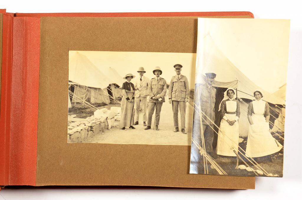 AN UNUSUAL ALBUM OF PHOTOGRAPHS OF WORLD WAR ONE GERMAN PRISONERS OF WAR ON MALTA, WITH 25 - Image 4 of 6