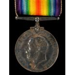 WORLD WAR ONE, BRITISH WAR MEDAL, 12407 W K R A EDWARDS QMAAC