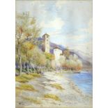 T. G. JACKSON, SAN QUIRRICO LOCARNO, SIGNED WITH INITIALS AND DATED 1897, WATERCOLOUR, 35 X 25CM