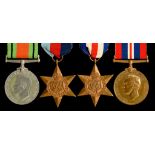 WORLD WAR TWO, 1939-1945 STAR, FRANCE AND GERMANY STAR, DEFENCE MEDAL AND SPECIAL CONSTABULARY