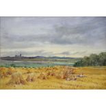 J. S. ELLIOTT, LANDSCAPES, A PAIR, SIGNED AND DATED 94, WATERCOLOUR, 32 X 19CM, T. DUNFORD,