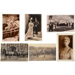 ROYALTY. TWO ALBUMS OF POSTCARDS OF THE BRITISH ROYAL FAMILY AND EUROPEAN ROYALTY, C1895-1930S