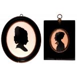 ENGLISH PROFILIST, EARLY 19TH CENTURY SILHOUETTE OF MISS ELIZABETH PIGOT OF SOUTHWELL cut paper,