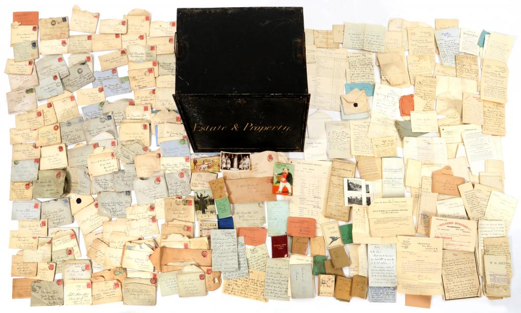 EDWARDIAN DERBYSHIRE. AN EXTENSIVE GROUP OF OFTEN VOLUMINOUS PERSONAL AND BUSINESS LETTERS TO