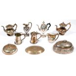 A SHEFFIELD PLATE TANKARD, C1760 20cm h and various other Sheffield Plate hollow ware to include a