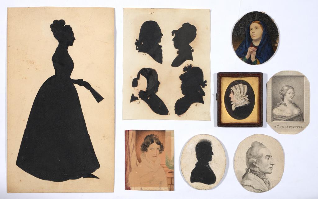 BRITISH PROFILISTS, 19TH C SILHOUETTES OF TWO BOYS IDENTIFIED AS MASTER JAMES AND MASTER HENRY O' - Bild 2 aus 2