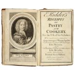 KIDDER (E) E KIDDER'S RECEIPTS OF PASTRY AND COOKERY, LONDON C1740 engraved throughout, seven