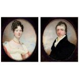 ANDREW ROBERTSON (1777-1845) JOHN ASHLEY WARRE, FRS, MP; HIS WIFE SUSANNA WARRE, NEE CORNWALL