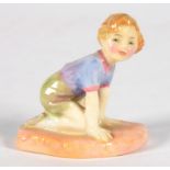 A ROYAL DOULTON BONE CHINA FIGURE OF ROBIN, 6.5CM H, PRINTED MARK AND TITLE, PAINTED M39 AND BY