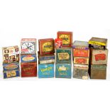 COMMERCIAL TINPLATE BISCUIT TINS, 25CM H, INCLUDING PEEK FREANS, KEMPS, CADBURY, ETC, FURTHER