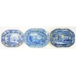 A JAMES AND RALPH CLEWS BLUE PRINTED EARTHENWARE SELECT SCENERY SERIES RIPON YORKSHIRE PATTERN