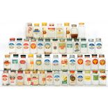 GLASS SWEET SHOP JARS, INCLUDING PASCALL, NEEDLERS, BARNETTS, MURRAY, PARKINSONS, KEILLER, ETC,