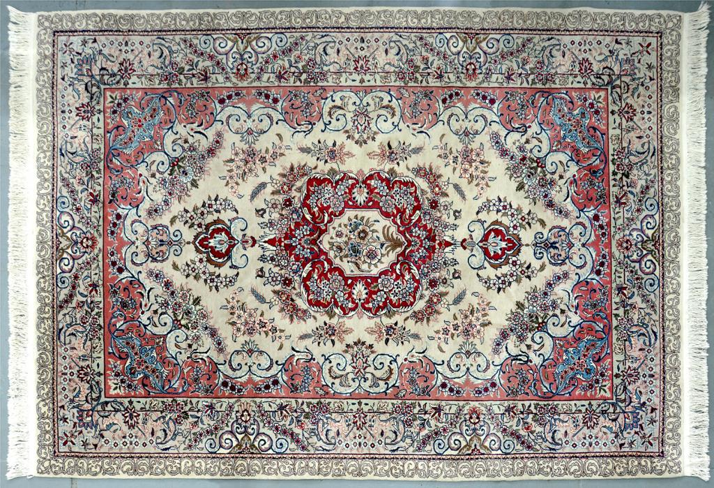 TWO RUGS, 282 X 164CM AND 296 X 225CM