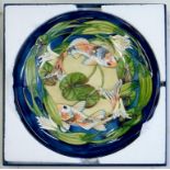 A MOORCROFT QUIET WATERS CHARGER, DESIGNED BY PHILIP GIBSON
