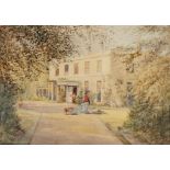 ENGLISH SCHOOL, MID 19TH CENTURY RALEIGH HOUSE NORTH DEVON watercolour, 22.5 x 33.5cm++Good