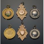 SHEFFIELD & HALLAMSHIRE FOOTBALL ASSOCIATION. TWO GOLD MEDALS awarded to George Frederick